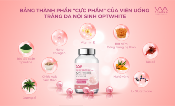 Thành phần của viên uống trắng da glutathione Optiwhite có gì nổi bật